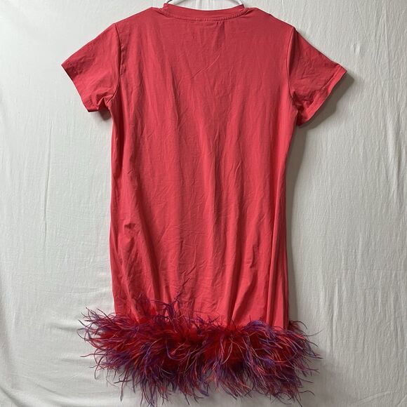 QUEEN OF SPARKLES Pink Short Sleeve Mini Dress - Picture 2 of 10